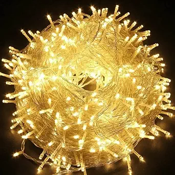 Gesto 20 Meter Led String Light|Fairy Lights|Strip Leds|Copper Led-Pixel Strings Lighting For Home Decoration| Corded Electric|Waterproof (Warm White)-Pack Of 1,20 meters