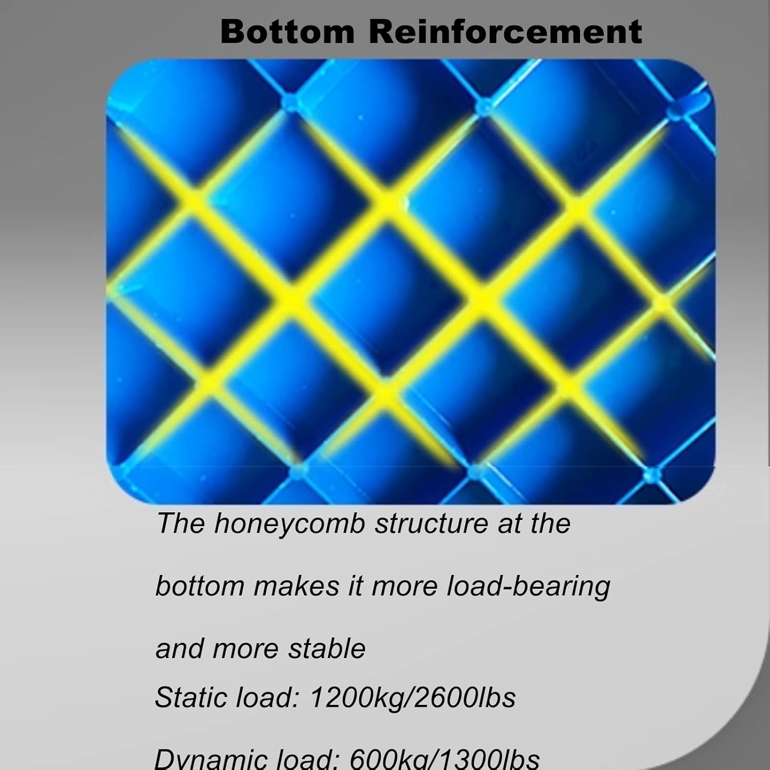 Plastic Pallets, 1 Pcs Plastic Pallet Waterproof Storage Pad, 47x24x6in, Suitable for Garages, Basements, Warehouses, Attic Flooring