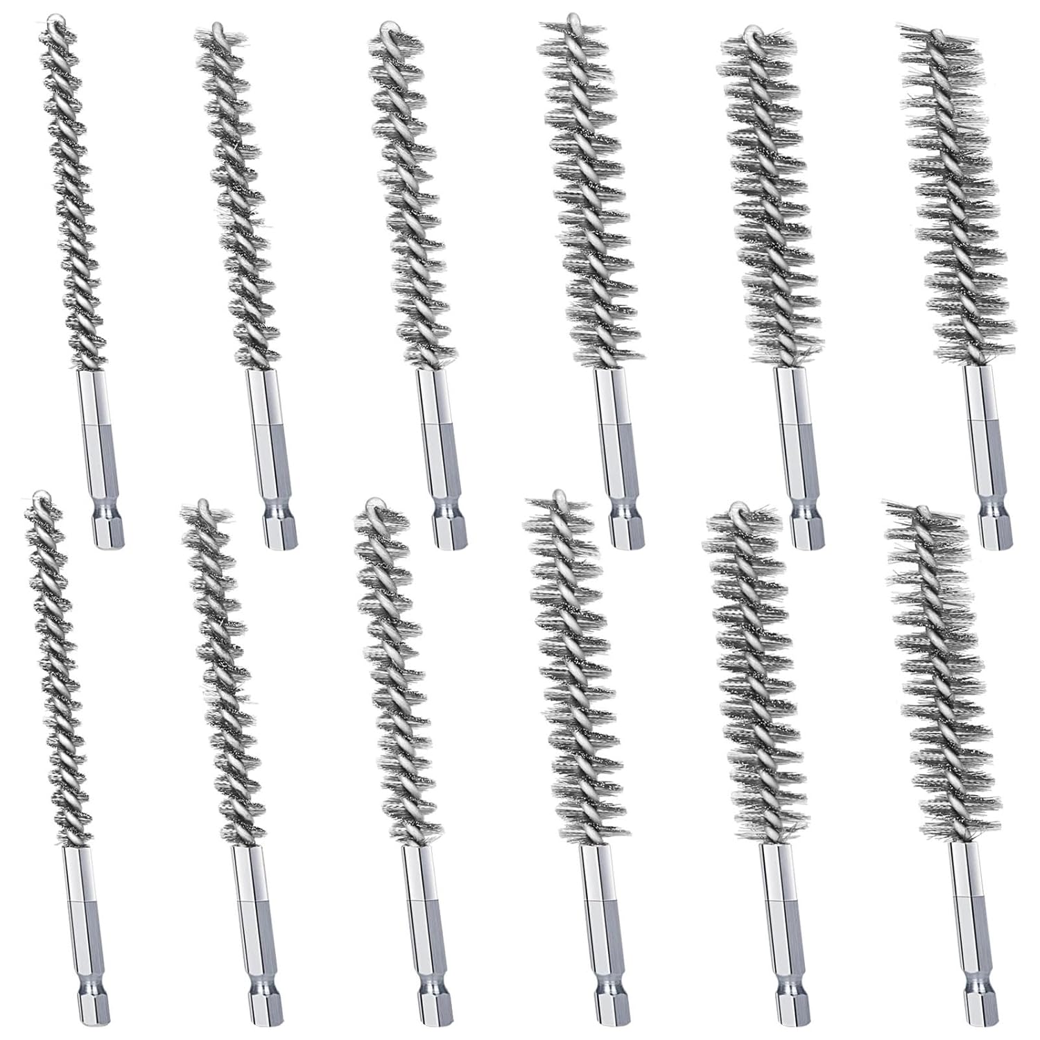8-19mm Cleaning Drill Brush Stainless Steel Wire Brush Electric Drill Cleaning Brush Multifunctional Polishing Tool 1pcs(19 mm)