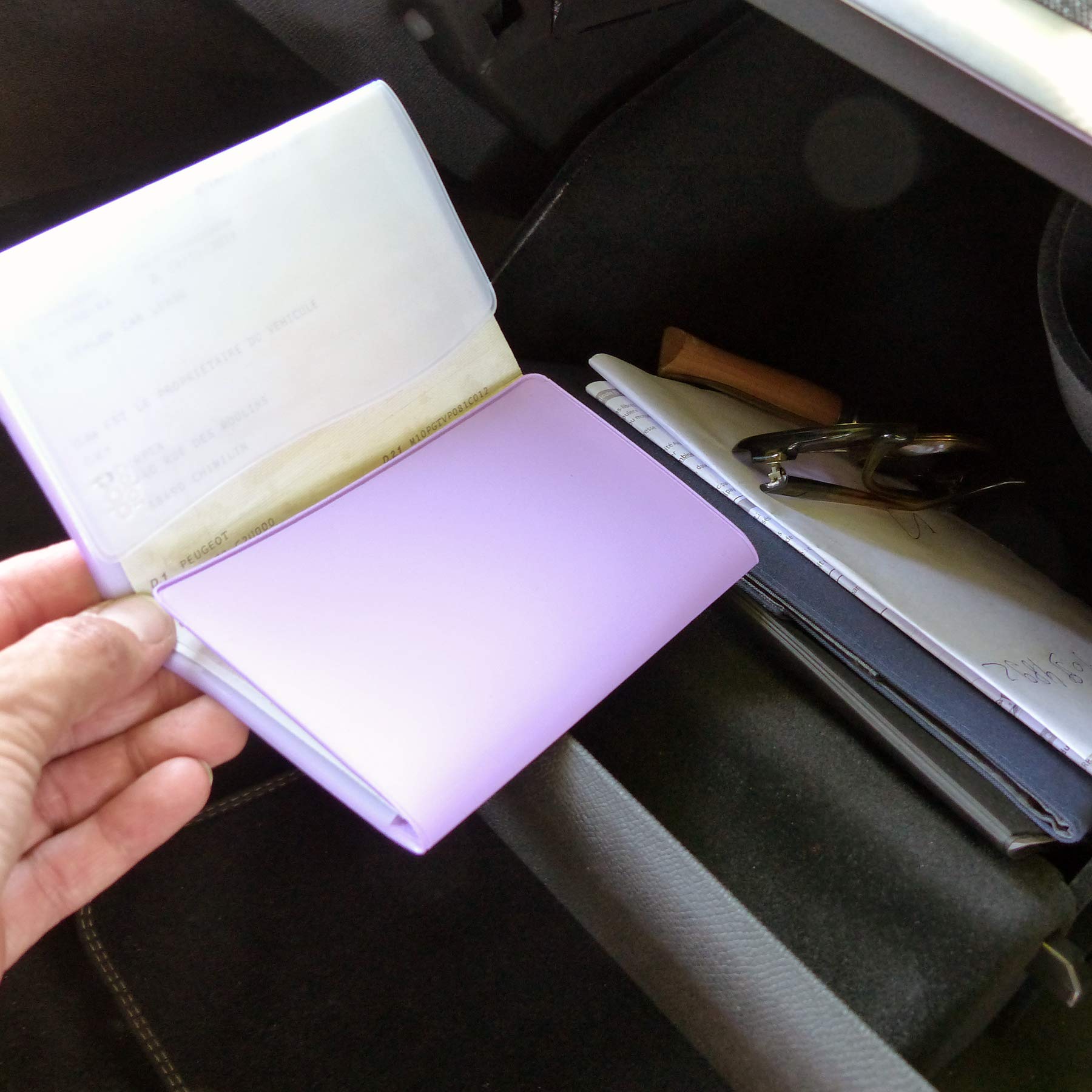 Senza 550053 Pop-Porta carta, colore: viola, Grey & Purple - Image 2