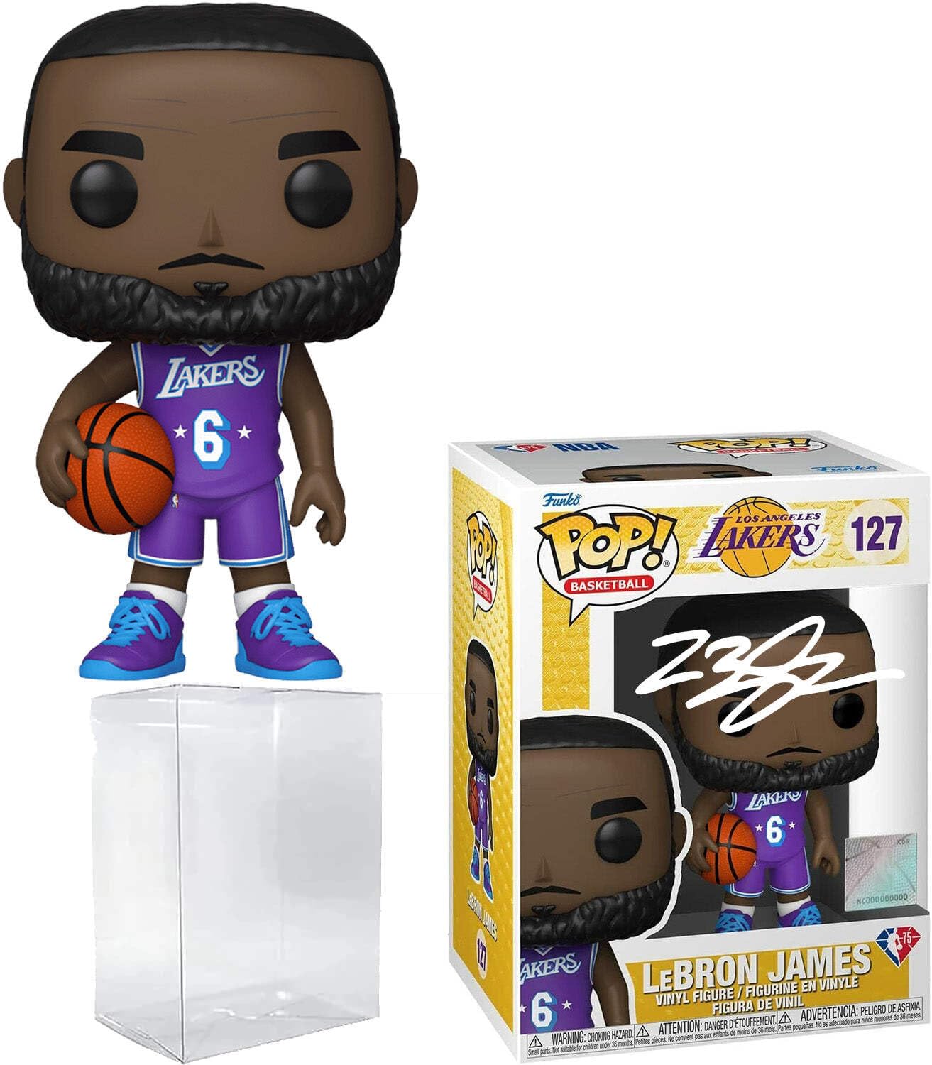 LeBron James #127 Facsimile Signed Reprint Laser Autographed Funko