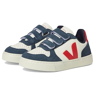 VEJA Kids Small V 10 Chromefree (Toddler) Kids Shoes Pure/Pekin/Nautico
