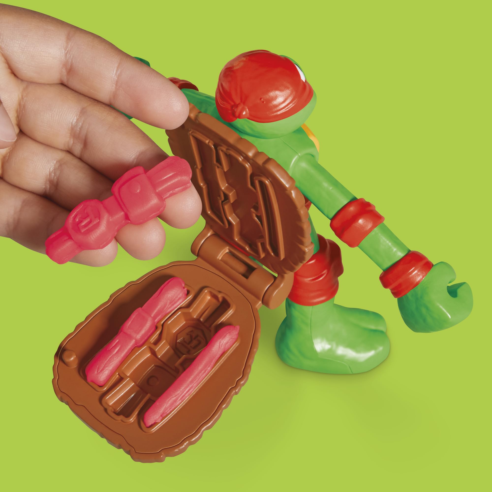Play-Doh Hasbro, Playset Tartarughe Ninja Cowabunga Creations, Arti e Mestieri Creativi per Bambini e Bambine di 4+ Anni, Idea Regalo, Include 8 Vasetti di Pasta Modellabile e 4 Personaggi