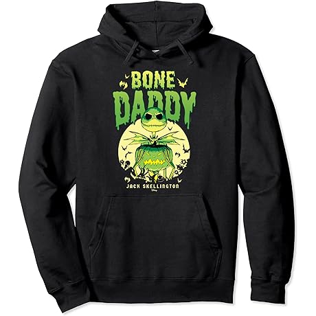 The Nightmare Before Christmas - Bone Daddy Oversized Pullover Hoodie