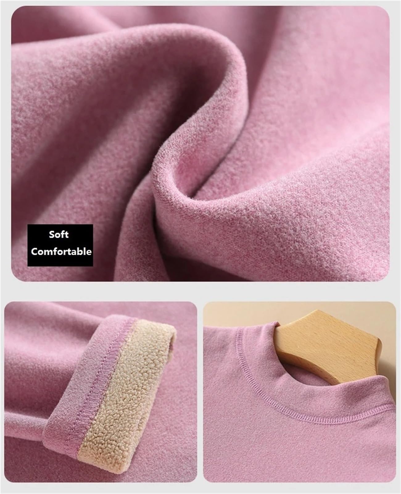 Thermo-Sets Für Damen Winter-Damen-Thermounterwäsche, Dickes Intim-Set, Fleece, 2-teilig, Unterhose und Unterhemden Atmungsaktiv Und Thermowäsche Set(Orange red,4XL(70-80kg))