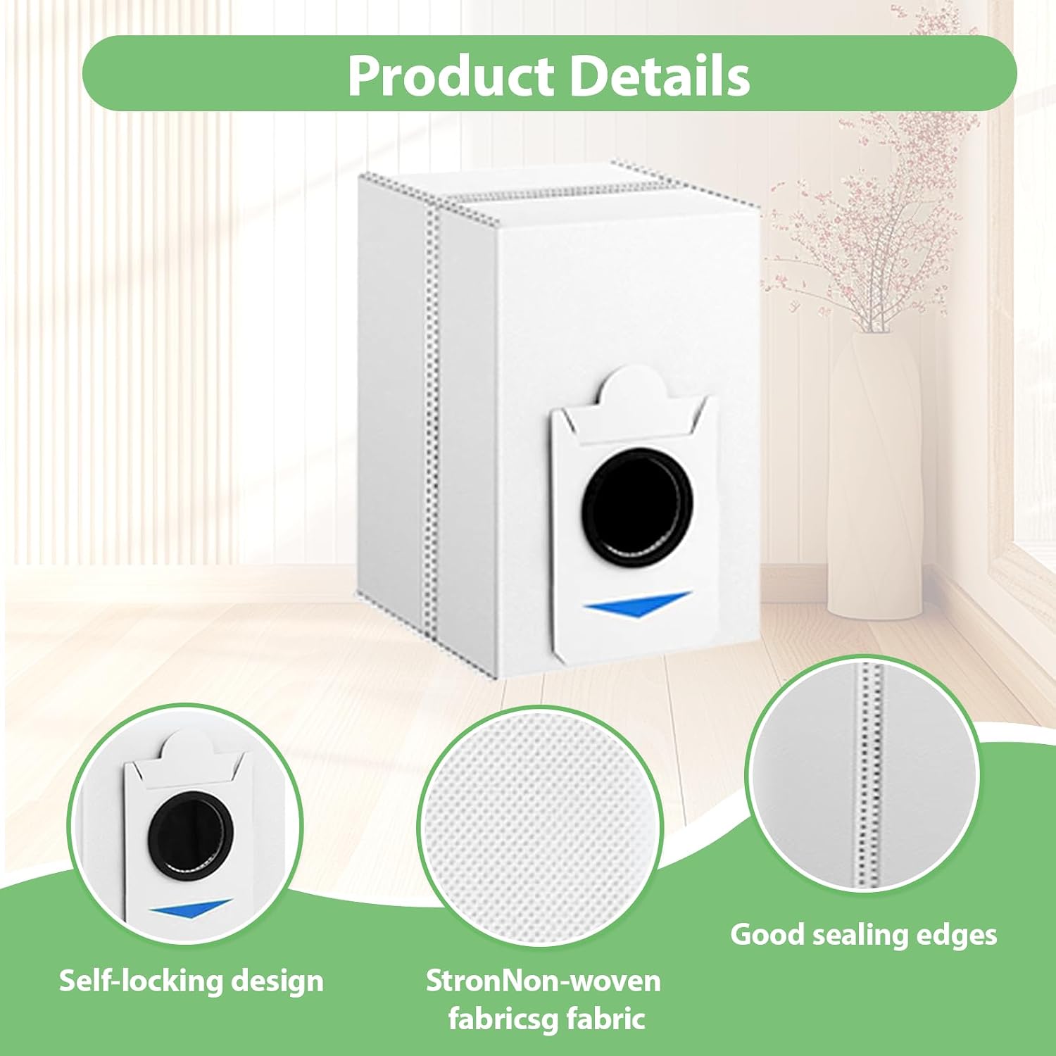 10 Packs Replacement Vacuum Cleaner dust Bags Compatible with ECOVACS DEEBOT T30S COMBO/X2/X2 PRO/ X2 Comb Robot Vacuum Cleaner（not fit ECOVACS DEEBOT T30/T30S/X2 Omni)