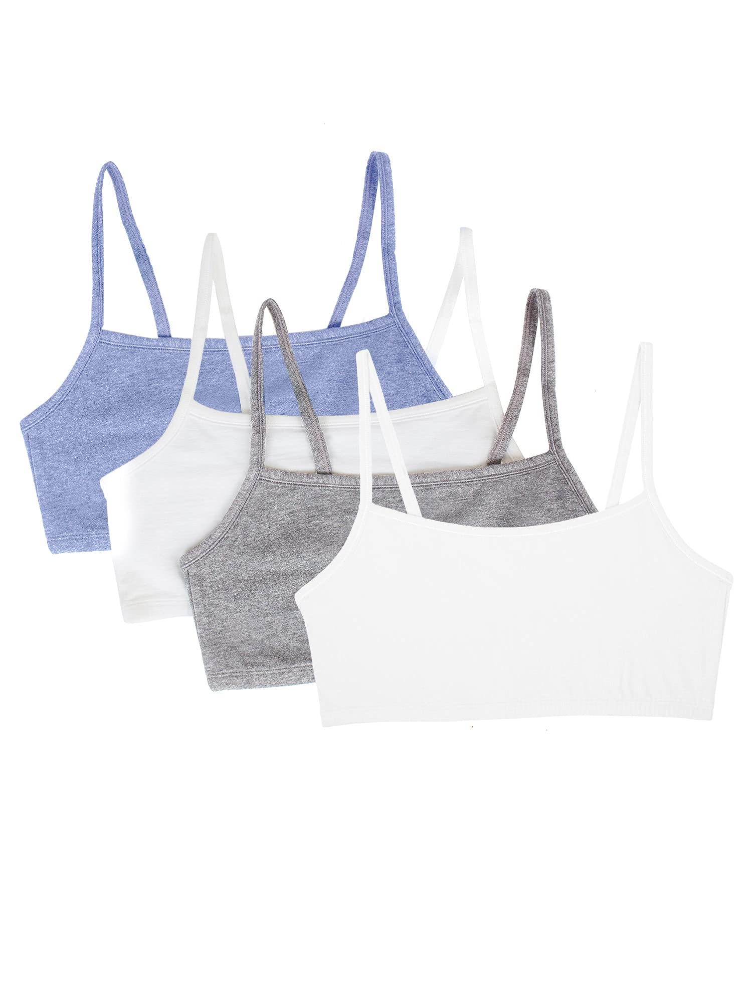 Fruit of the LoomWomen's Multi-Pack Spaghetti Strap Cotton Sports Bra