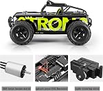 Remote Control Car, 1/18 RC Car, 40 km/h Fast RC Truck, 2.4GHz 4WD All Terrains Off-Road Remote Control Truck, 2 Batteries
