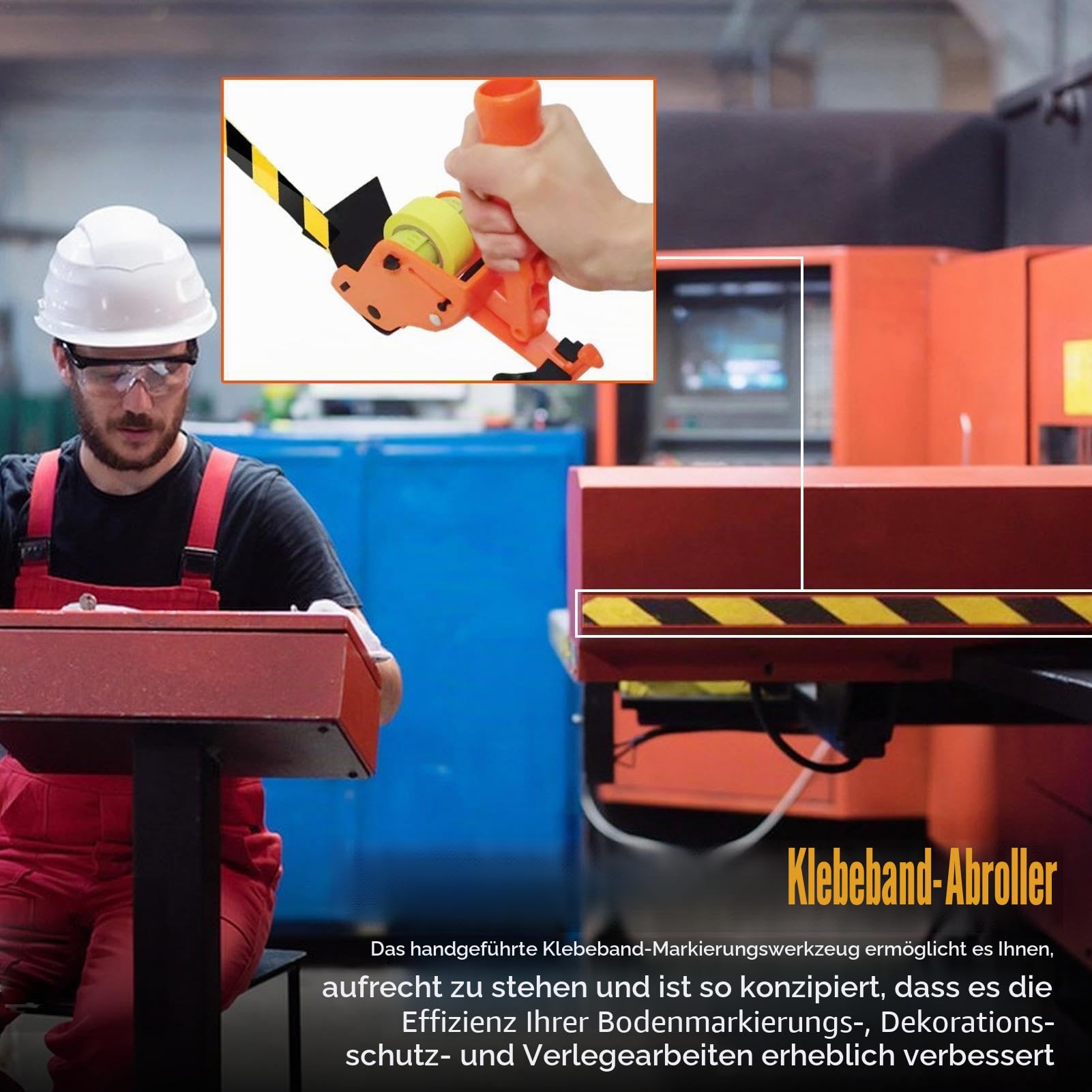 Farbbandabroller Malerband Applikator Malerband Applikator Malerband Applikator Malerband Werkzeug Klebeband Abroller Maskierband Markierung p