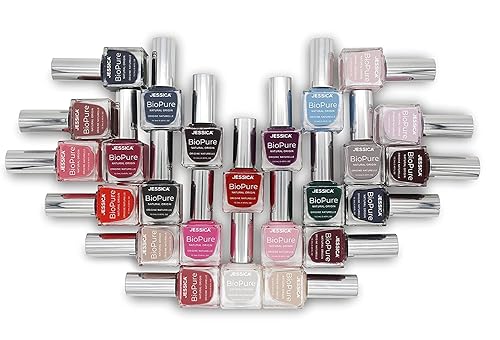 Miniatura 4 de JESSICA BioPure - Esmalte de uñas totalmente natural, vegano, ingredientes de origen biológico, sin 21 (roca roja)