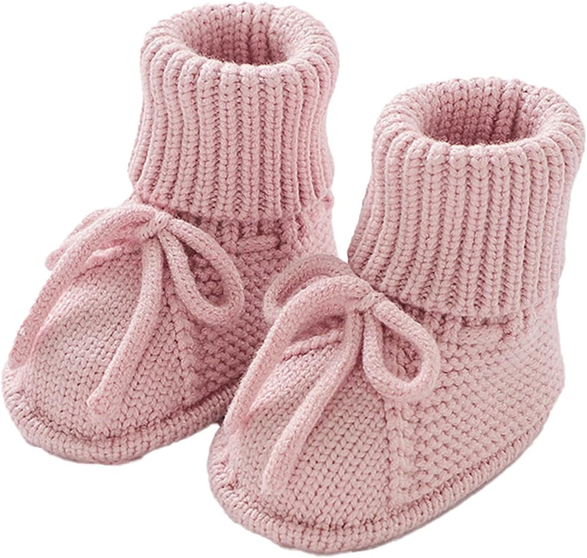 Infant Knitted Booties Baby Winter Hand Crochet Warm Cotton Sock Shoes Boys Girls Soft Comfort Indoor Cute Booties