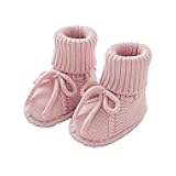 Baby Booties Newborn Sock Shoes Hand Knitting Crochet Infant Boy Girl Cozy Shoes Indoor Breathable Walking Shoes