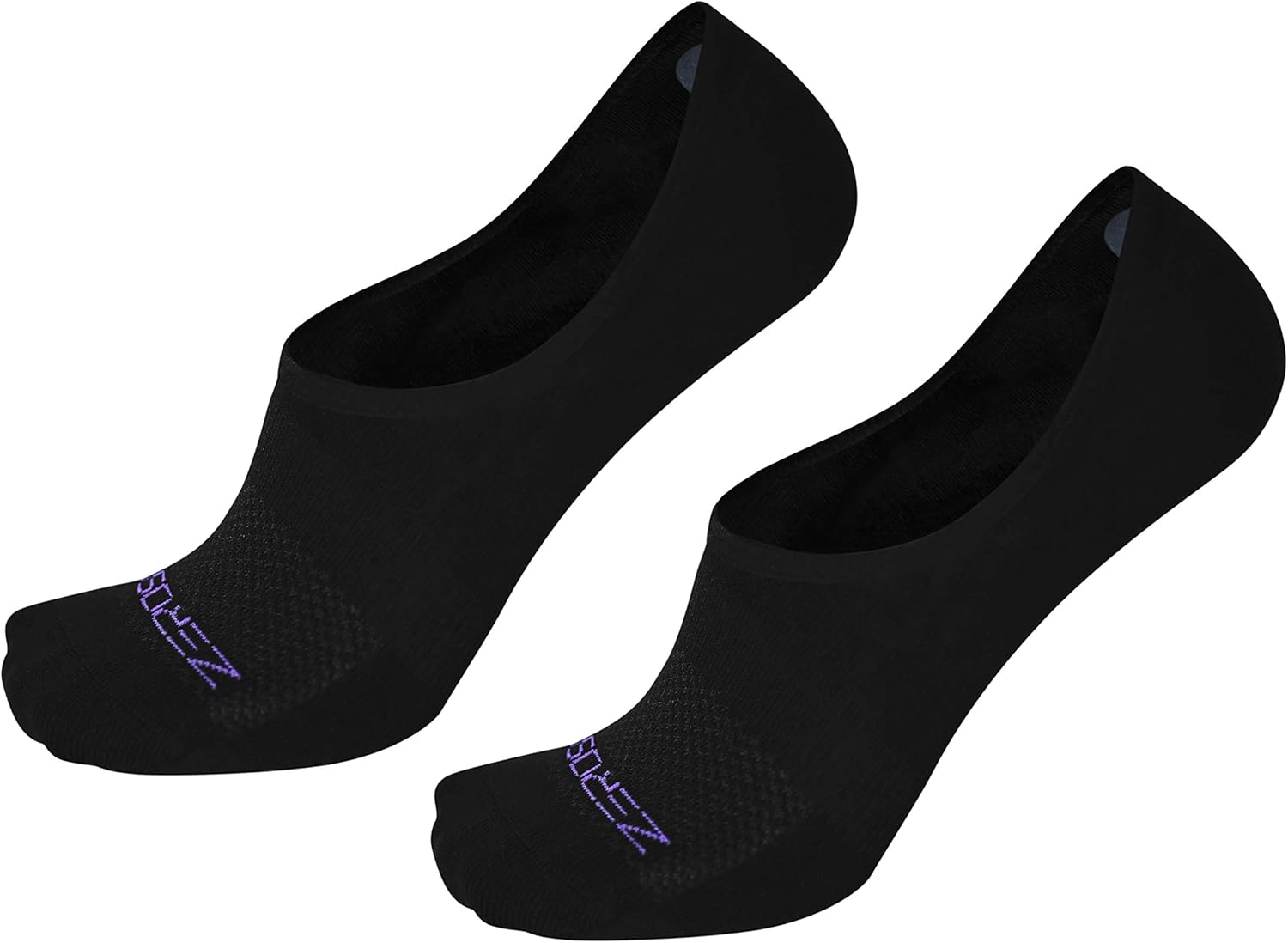 ZeroSock Womens Bamboo Ankle Wraith Hidden Ankle Sock With Mesh Ventilation, Anti-Tear Double Thread Bottoms