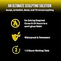 Vista 6 de Wargames Delivered Green Stuff - Masilla alternativa para modelar, epoxi de 2 partes para miniaturas, molde, esculpir, pintura endurece hasta un