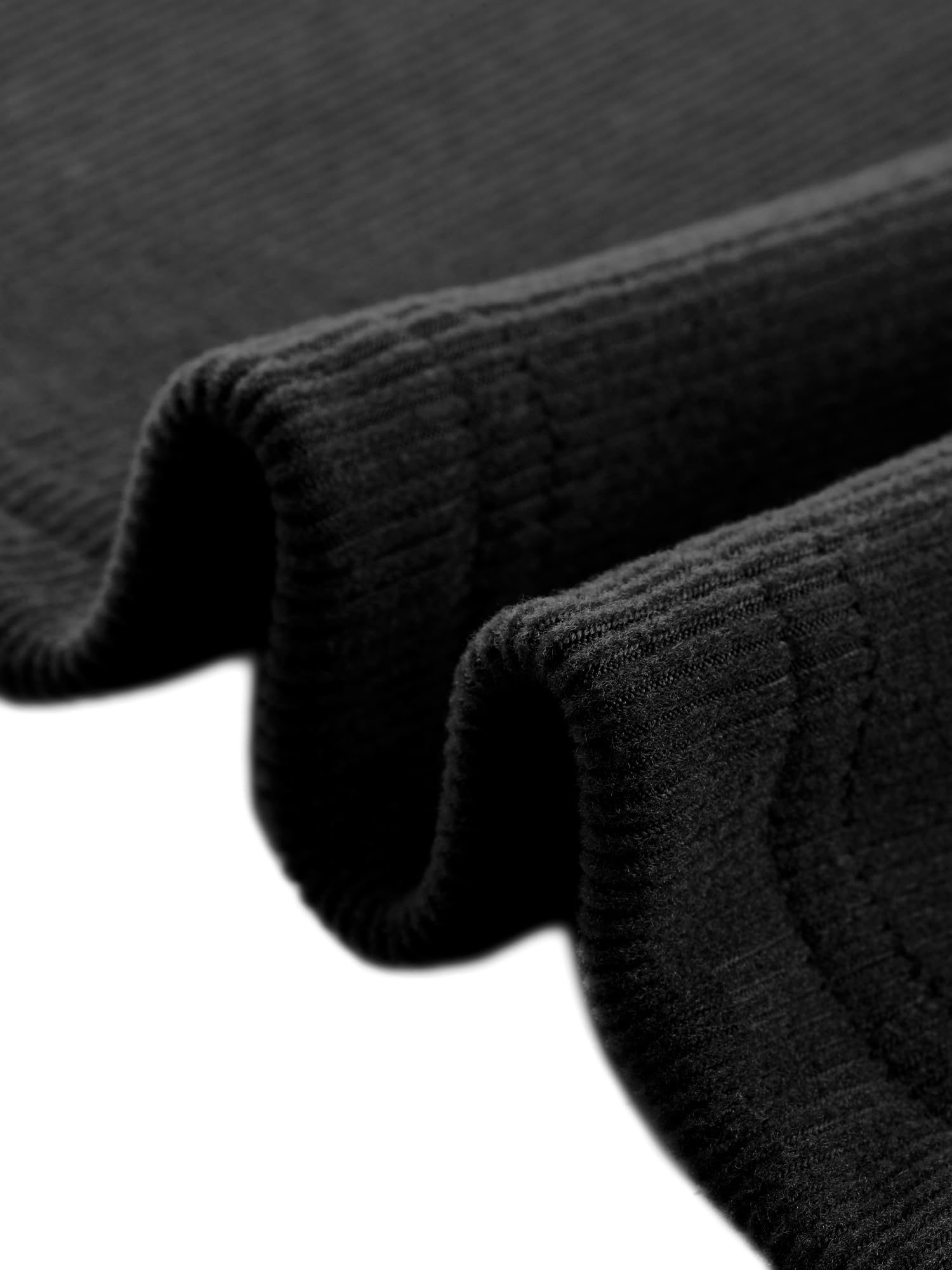 Allegra K Robe longue pull pour femme, col roulé décontracté, basique, manches longues, extensible, fluide, en tricot côtelé