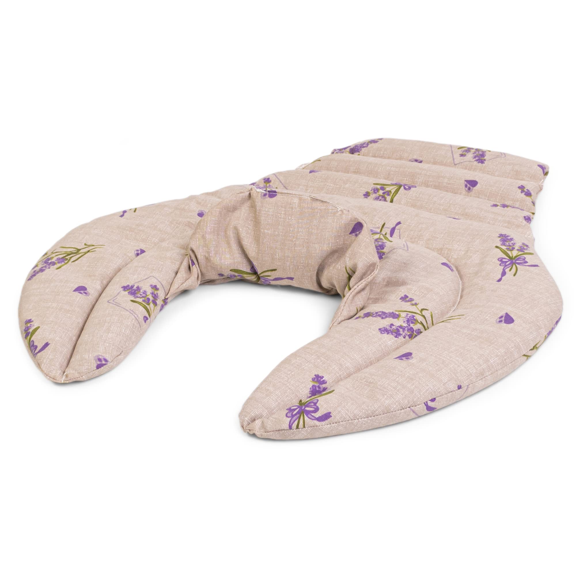 HWS - Cojín cervical térmico para cuello y hombros y espalda (aroma de cereza), color marrón