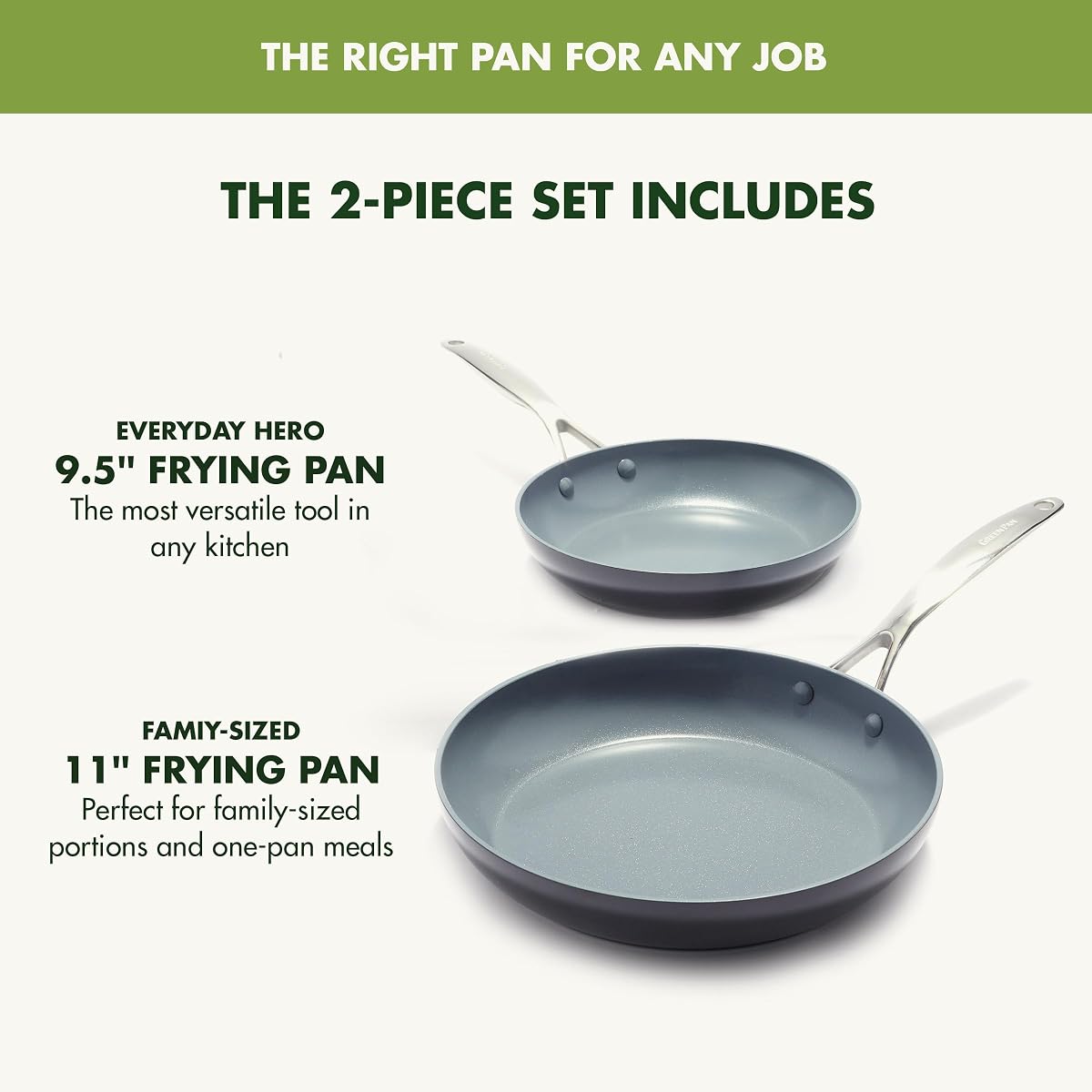 GreenPan Valencia Pro 11-Inch Ceramic Non-Stick Frying Pan view 4