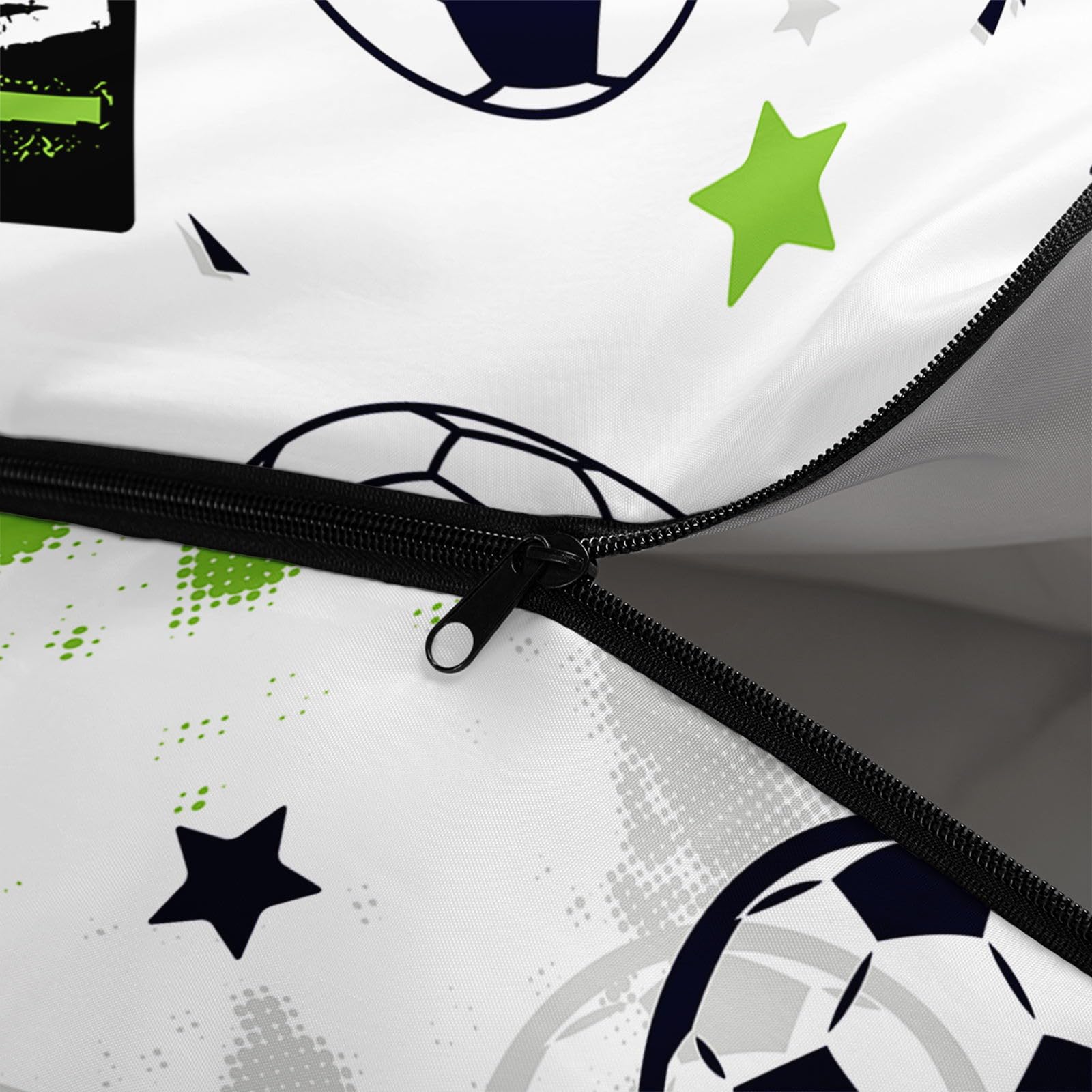 HOSIMA Kinderschlafsäcke für Jungen, buntes Fußball-Thema, Bedruckt, leicht, warm, tragbar, für draußen und drinnen, wasserdicht, kältebeständig, Schlafsack für Camping, Wandern