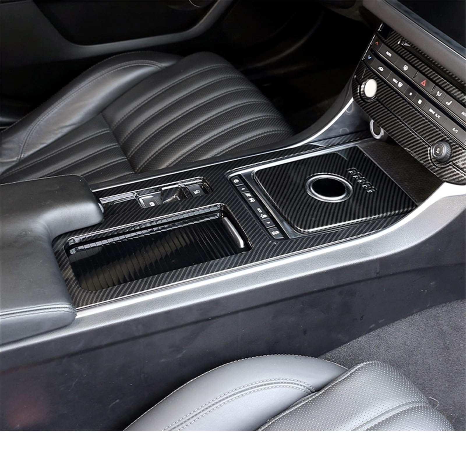 Accessoires Intérieurs De Garniture Couvercle Panneau Changement Vitesse Console Centrale Voiture pour Jaguar pour F-Pace XE XEL XF XFL 2016-2020