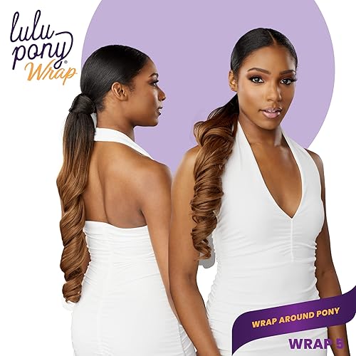 Miniatura 3 de Sensationnel Lulu Pony Wrap hairextensions - Cola de caballo yaki sintética de alto calor o extensión de pelo - LULU PONY Wrap 5 (F1B30)