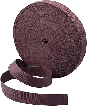 1 Roll 65.6 Feet Tree Tie for Plant Support Garden Strap 1 Inch Width Staking and Guying Material 1,800 Lbs Strength Coffee