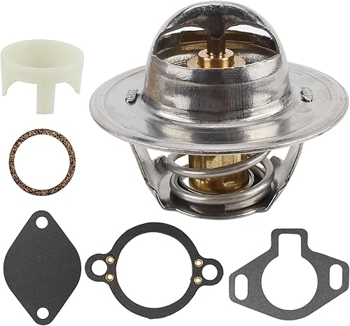 807252Q5 Kit de termostato 160 con funda de plástico compatible con Mercruiser 4.3L 5.0L 5.7L 7.4L 8.2L para motores GM