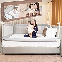 Little One Bed Guard, Supervised by Female Doctor, Baby, Bed Fence, Children, Fall Prevention, Made in Japan Manufacturer, Safety Inspected, 8 Sizes, High Type, High Type, High Baby, Foldable
