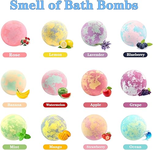 Miniatura 3 de Bombas de baño para niños con juegos de pesca sorpresa en el interior para niñas y niños, juego de regalo de 20 bombas de baño para niños, bomba de