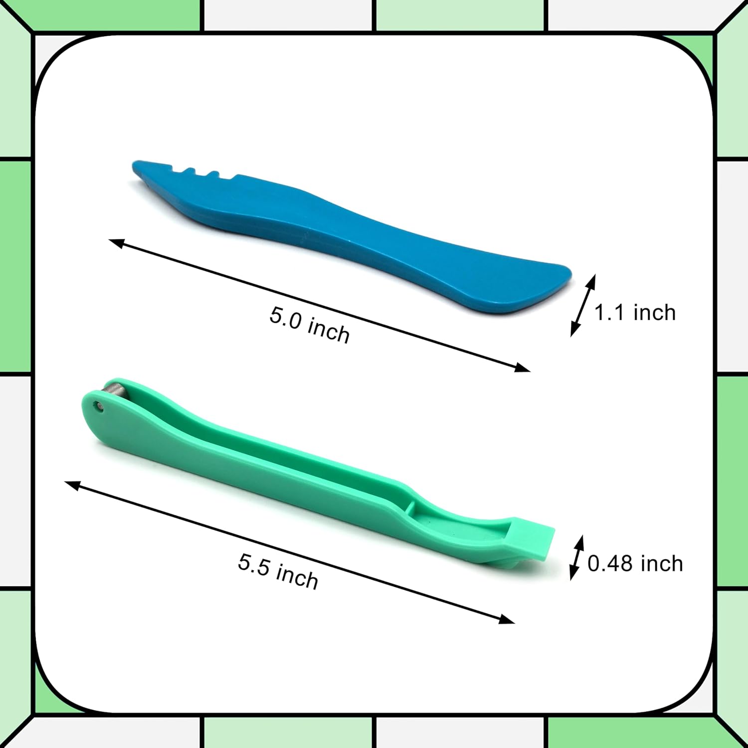 1/4" Copper Foil Hand Foiler, Hand Foiler for Stained Glass, Green