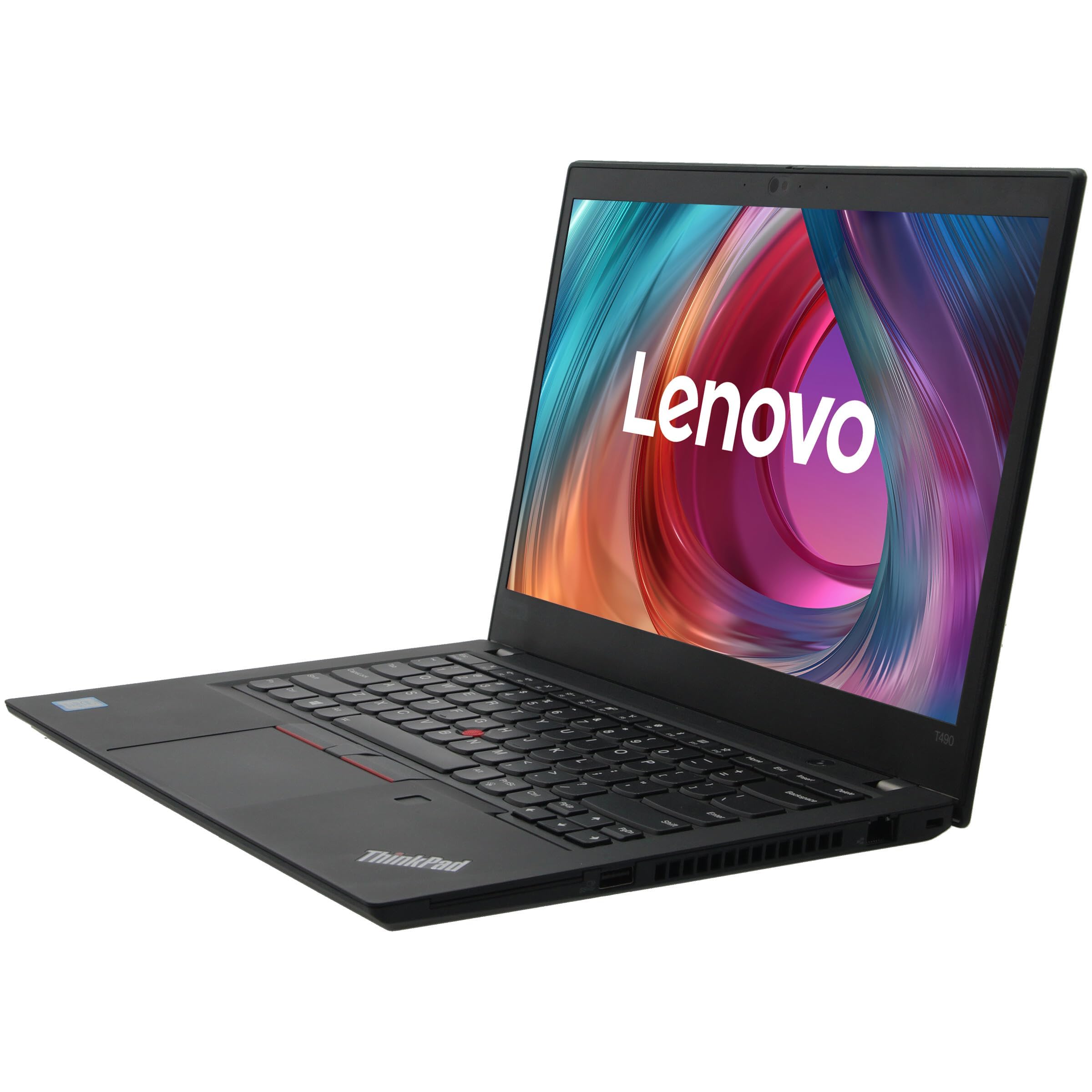 Lenovo Thinkpad T490 Business Laptop, PC portatile da 14 pollici, Intel Core i5-8365U, 16 GB RAM, SSD da 256 GB, tastiera US QWERTY Windows 11 Pro (ricondizionato)