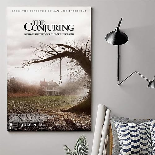 Miniatura 6 de 2013 The Conjuring - Póster de película para dormitorio, decoración de pared, lienzo para decoración de pared, 12 x 18 pulgadas (11.8 x 17.7 in)