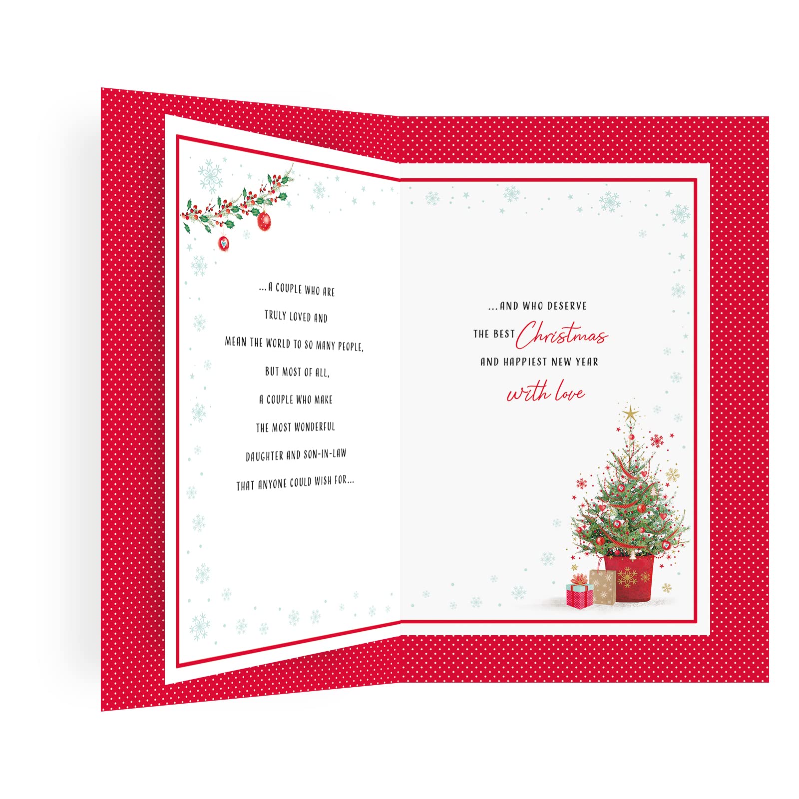 Acheter Piccadilly Greetings Carte De Noël Moderne Pour Belle Fille Et Fils 22,9 X 15,2 Cm ? Comparer Chez