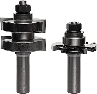 Freud 99-036 1-3/4" Adjustable Tongue & Groove Bit Set