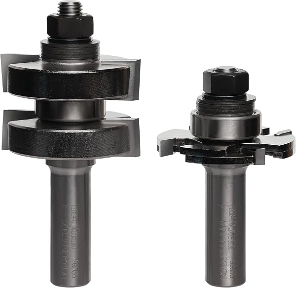 Freud 99-036 Nut- und Feder-Bit-Set 1,27 cm Schaft