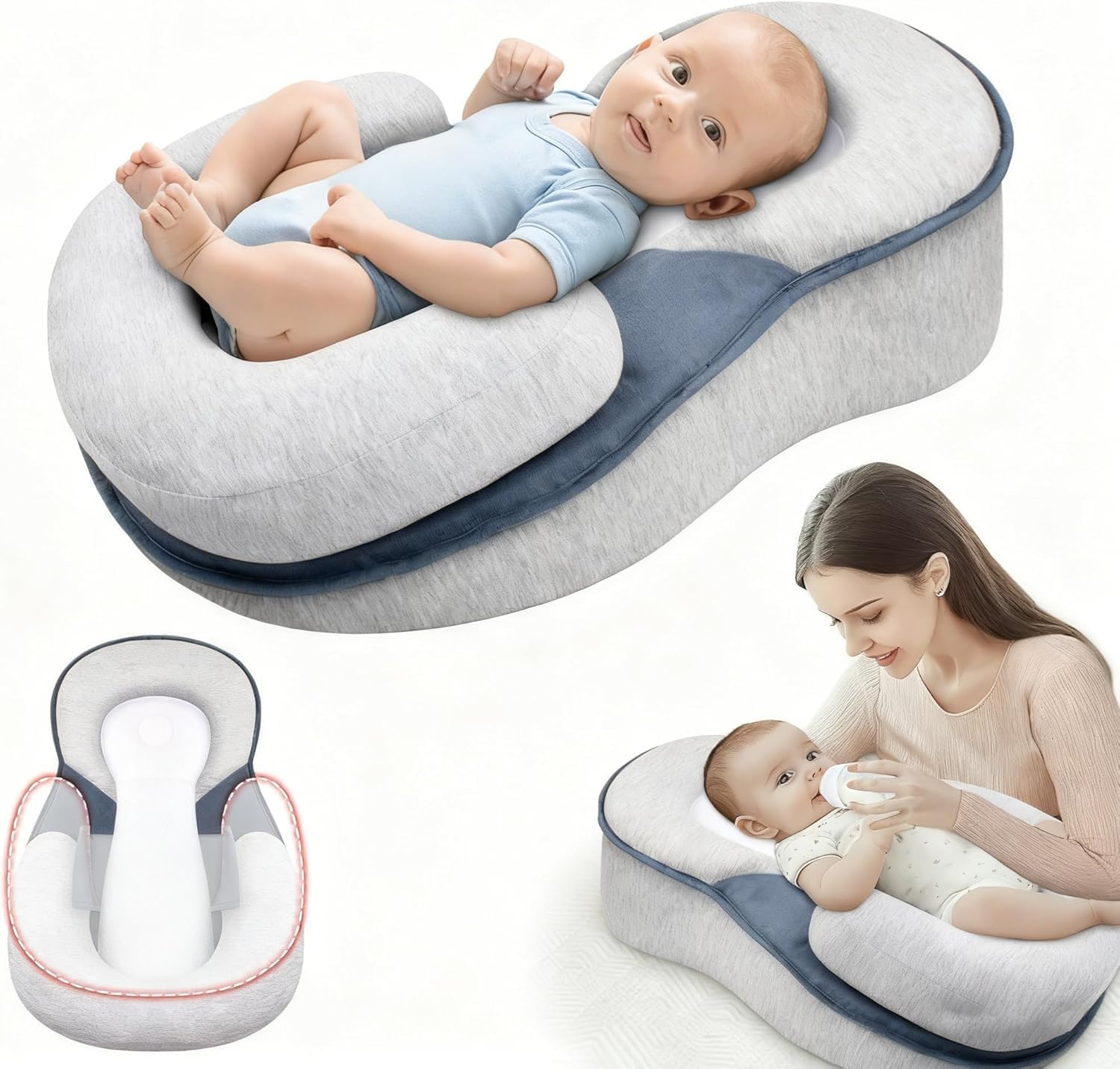 Gotvspt Baby Lounger Pillow