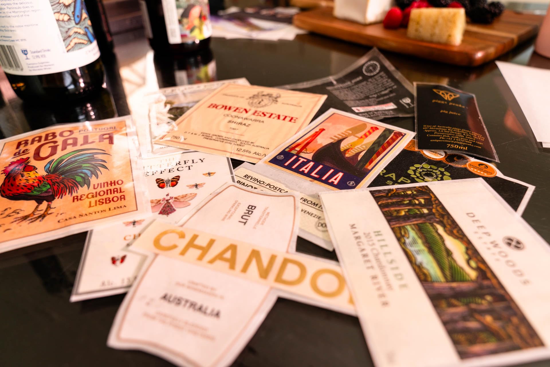 Kit per rimuovere etichette per bottiglie di vino - 25 fogli adesivi per rimuovere e laminare etichette di vino - Prodotti vinicoli Treasured