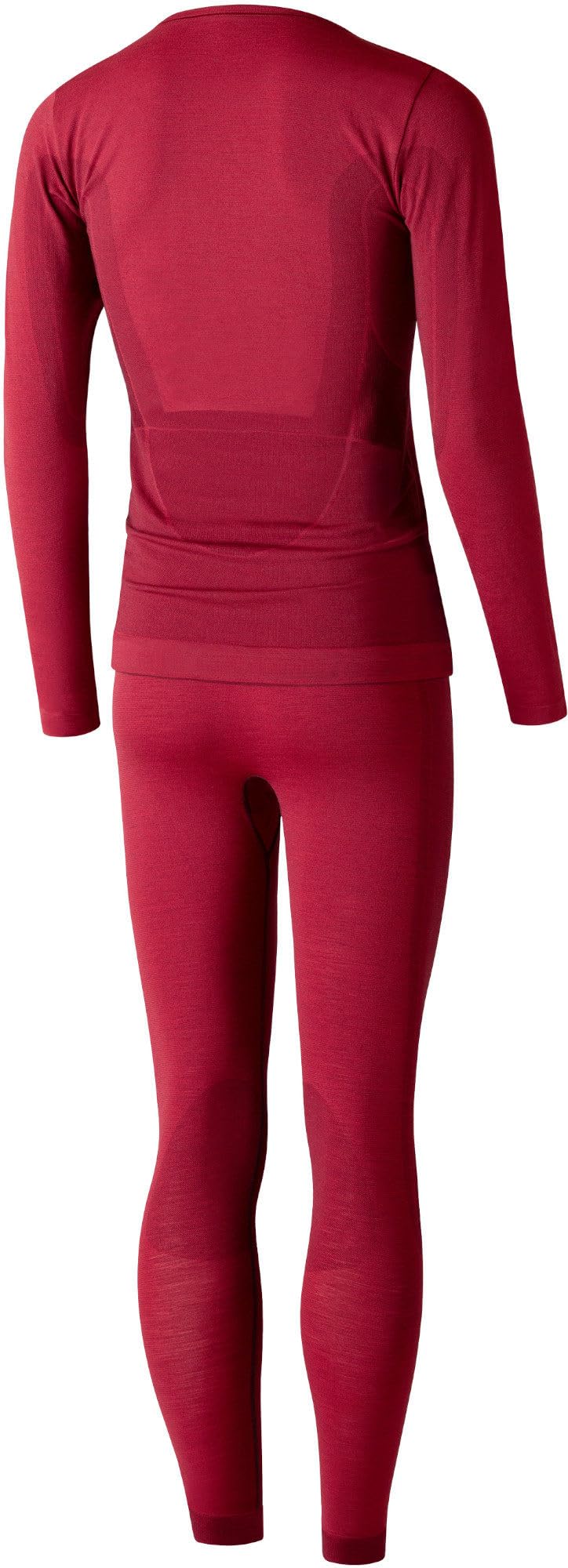 Lenz Merino rotes Damen Funktionswäsche Set