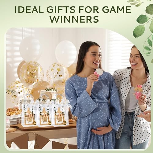 Miniatura 6 de Juego de 80 piezas de premios de baby shower para ganadores del juego, 6 juegos de tabla de queso, mesa de miel, juego de utensilios de charcutería