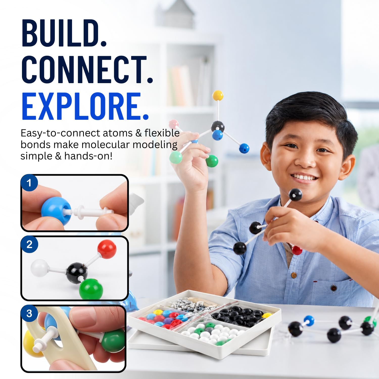 Organic Chemistry Model Kit - Learn Molecular Structures -6