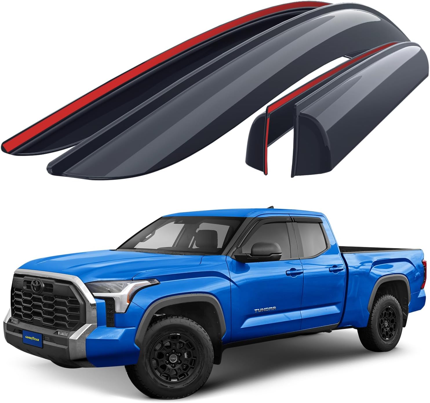 Goodyear Shatterproof Window Deflectors For Toyota RAV4 2019 - View #6