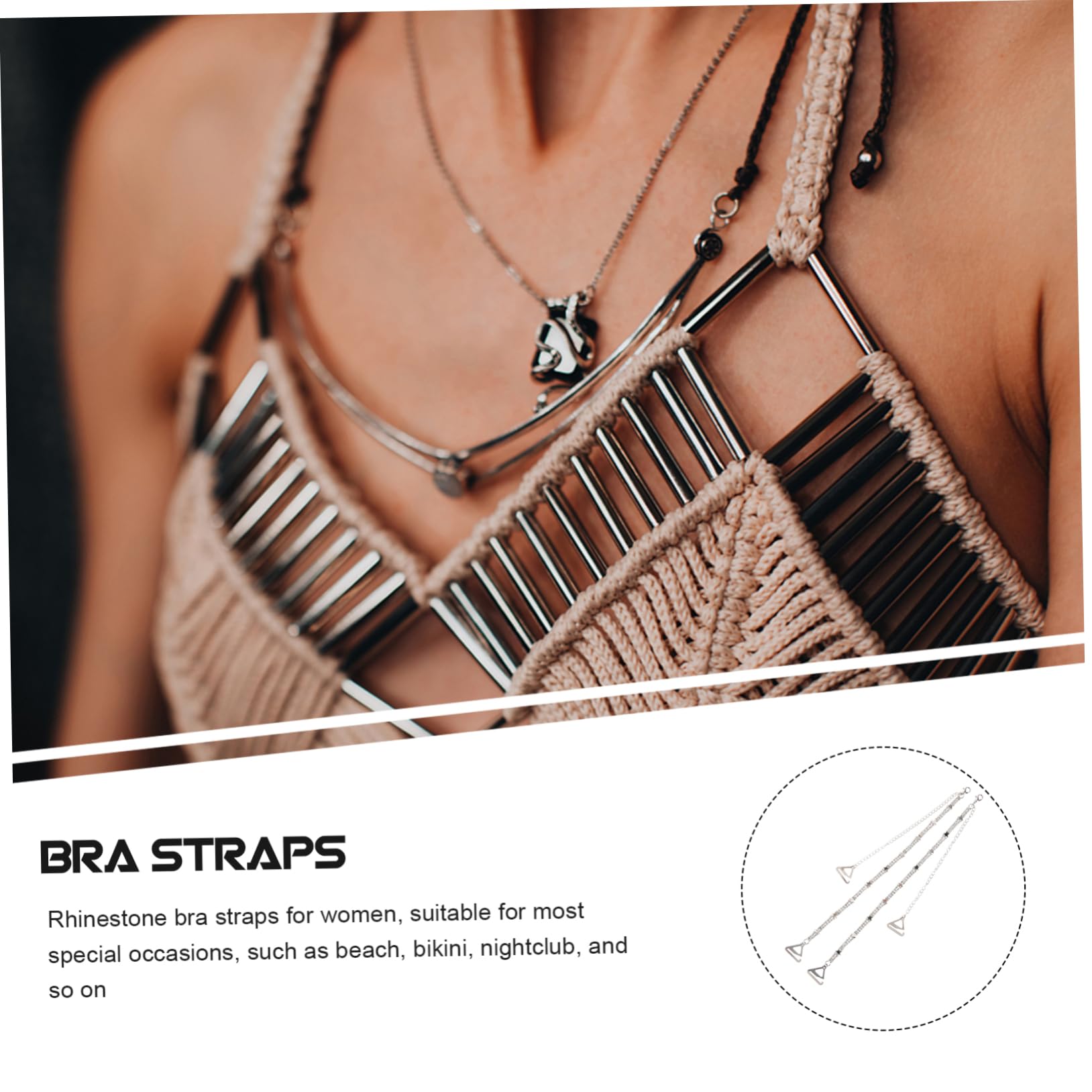 10piezas Correas Decorativas Para Sujetadores De Mujer Ajustables y Removibles Para Vestidos y Ocasiones Especiales Diseño Elegante y Cómodo Para Bodas y Fiestas