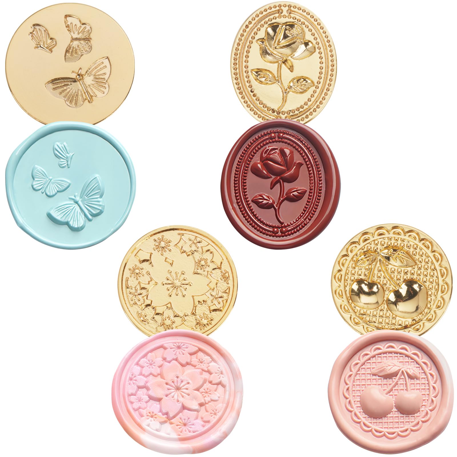 Amazon | ANZOBEN シーリングスタンプ ヘッド 4個セット シーリング