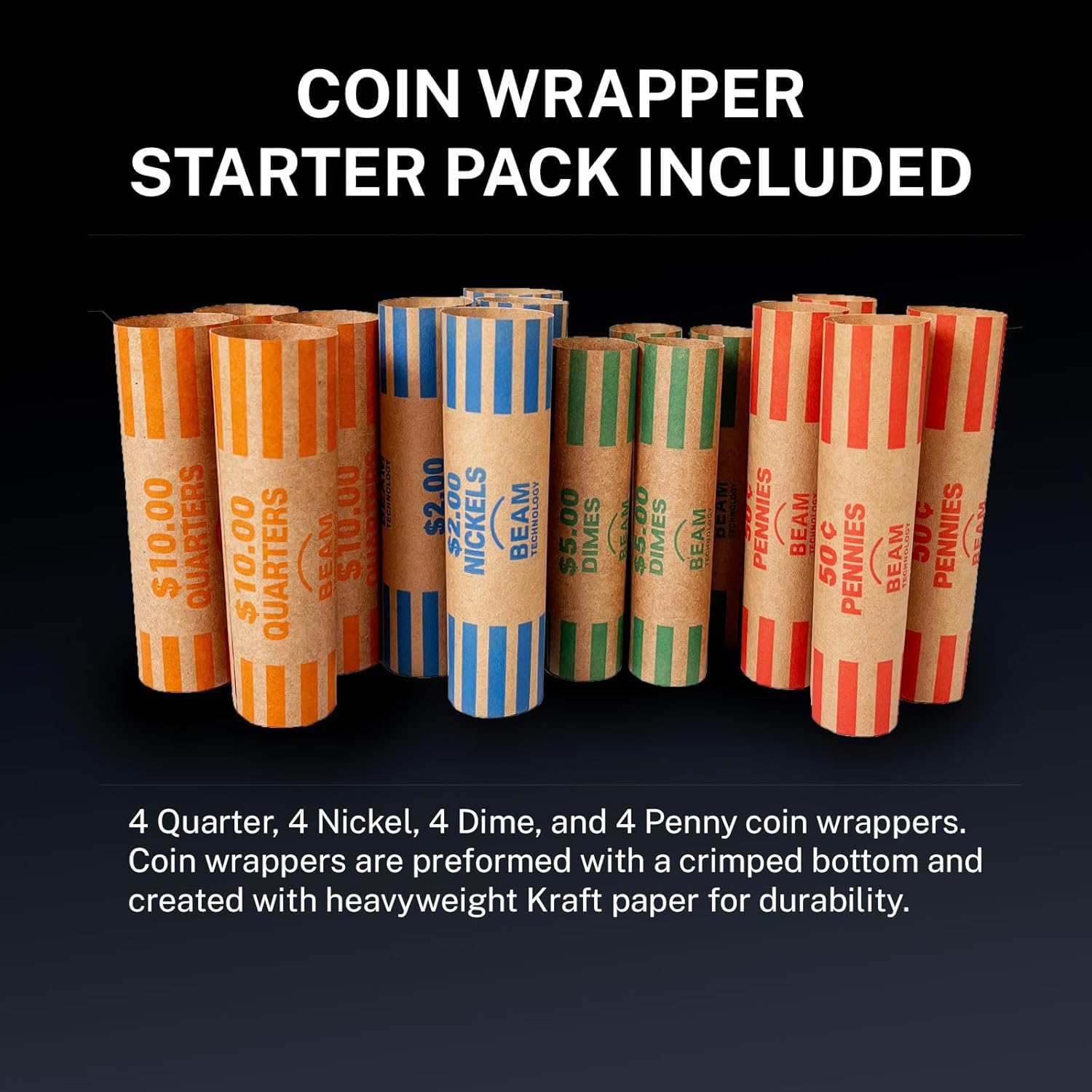 Beam Technology 電動コインソーター、クイックアクセス蓋付き2列、特許取得済みのジャム防止技術、コインラッパースタータ Beam  Technology 電動コインソーター、クイックアクセス蓋付き2列、特許取得済みのジャム防止技術、コインラッパースタータ 販売終了]diBar ...