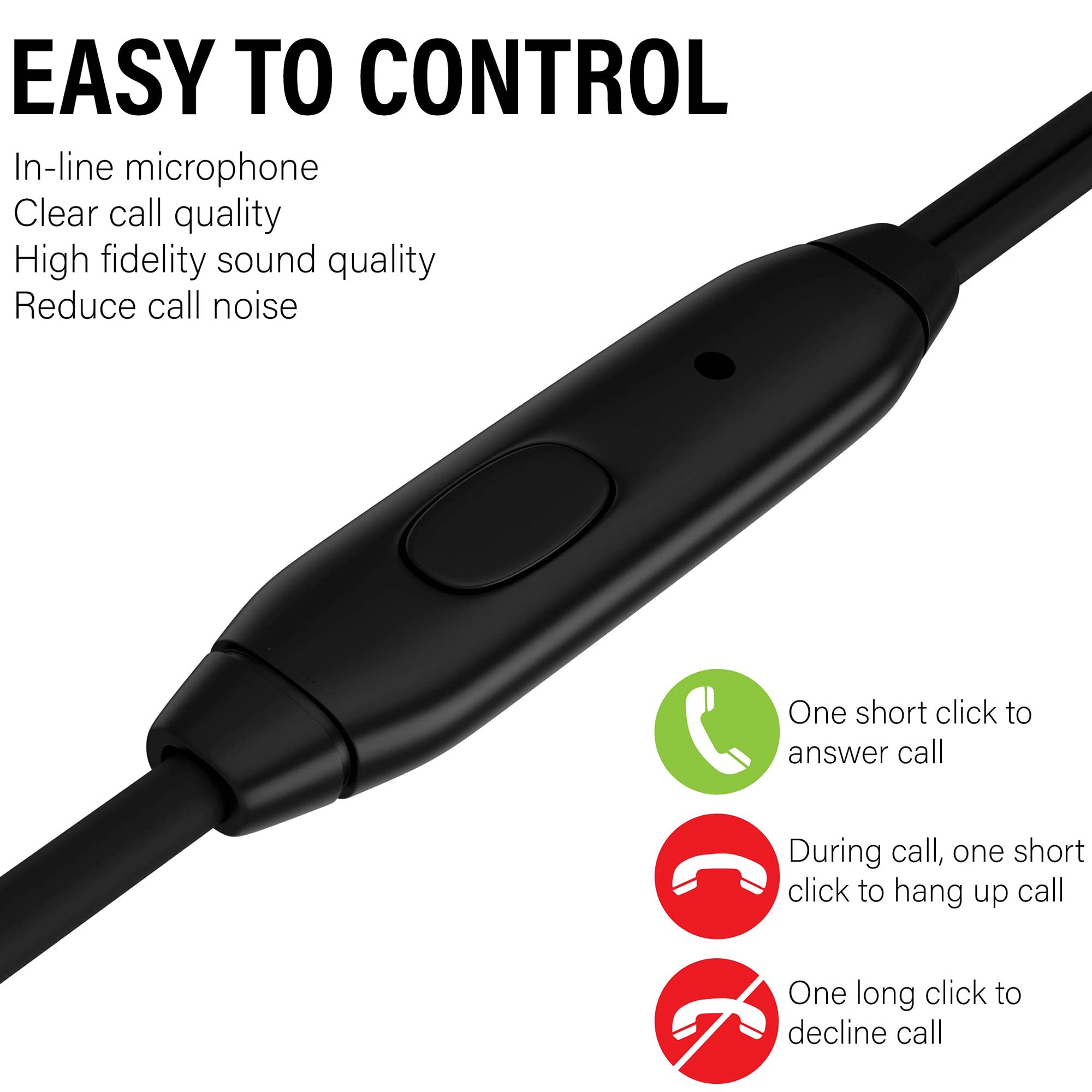 Amazon.co.jp: Maeline 有線イヤホン 100個パック マイク付き