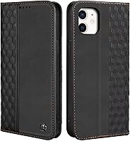 Vista 1 de Funda tipo cartera para iPhone 12/12 Pro de 6.1 pulgadas - [Fuerte magnético] Funda de piel sintética con tarjetero y función atril para teléfono
