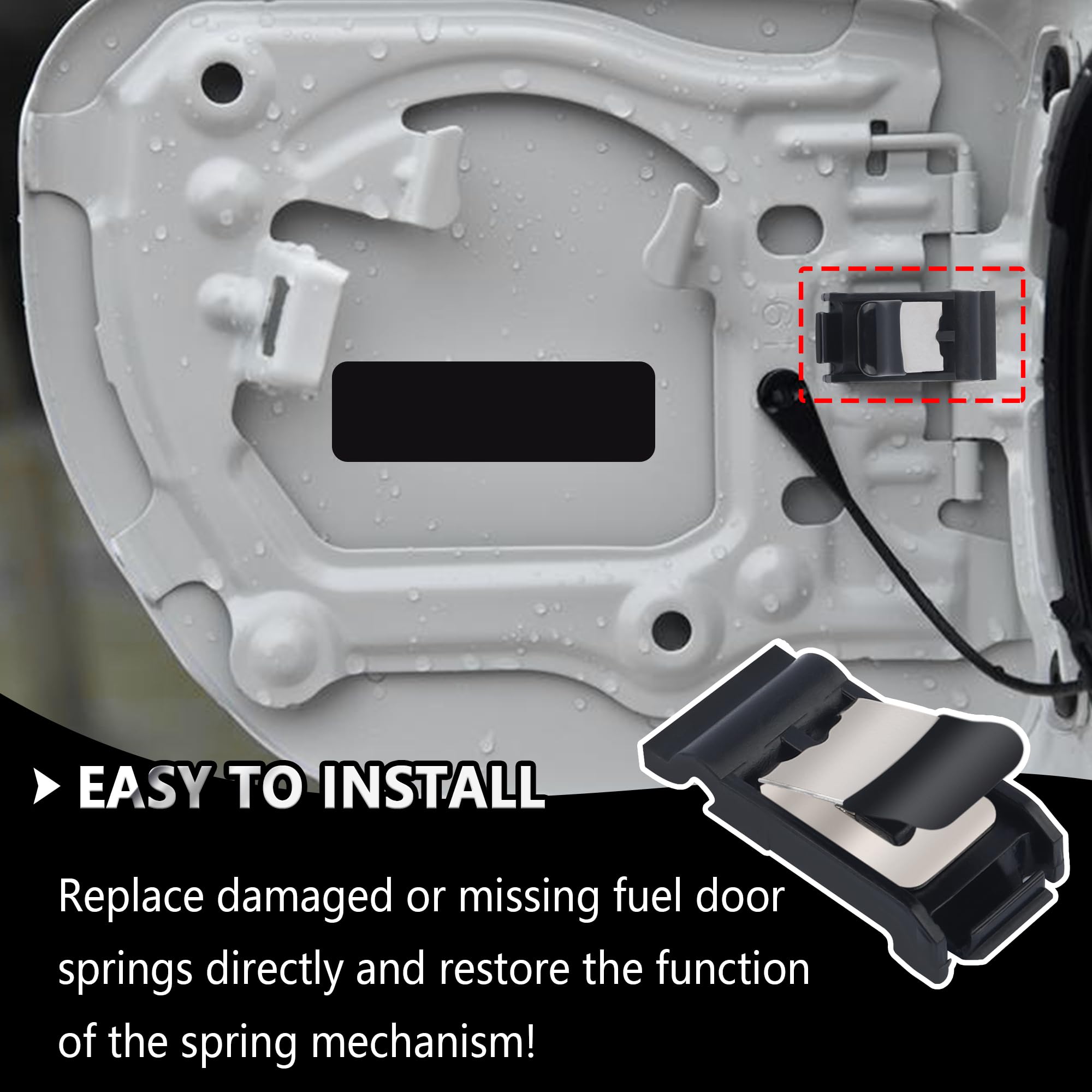 Gas Tank Door Txouoxt Fuel Door Spring Clip Spring Steel, Compatible With  2012-2016 Honda CR-