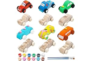 DIY Wooden Car Painting Kit for Kids