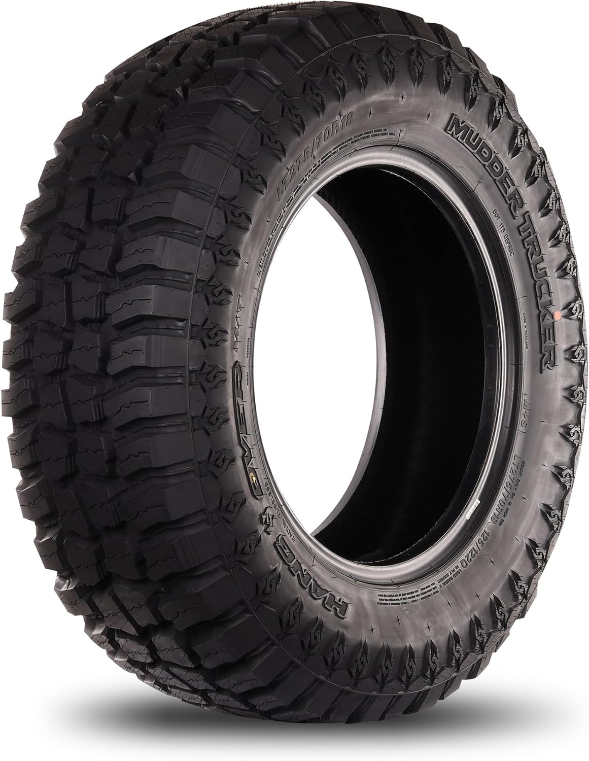 4 New Mudder Trucker Hang Over M/T Mud Tires 275/70R18 125/122Q LRE BSW 275 70 18