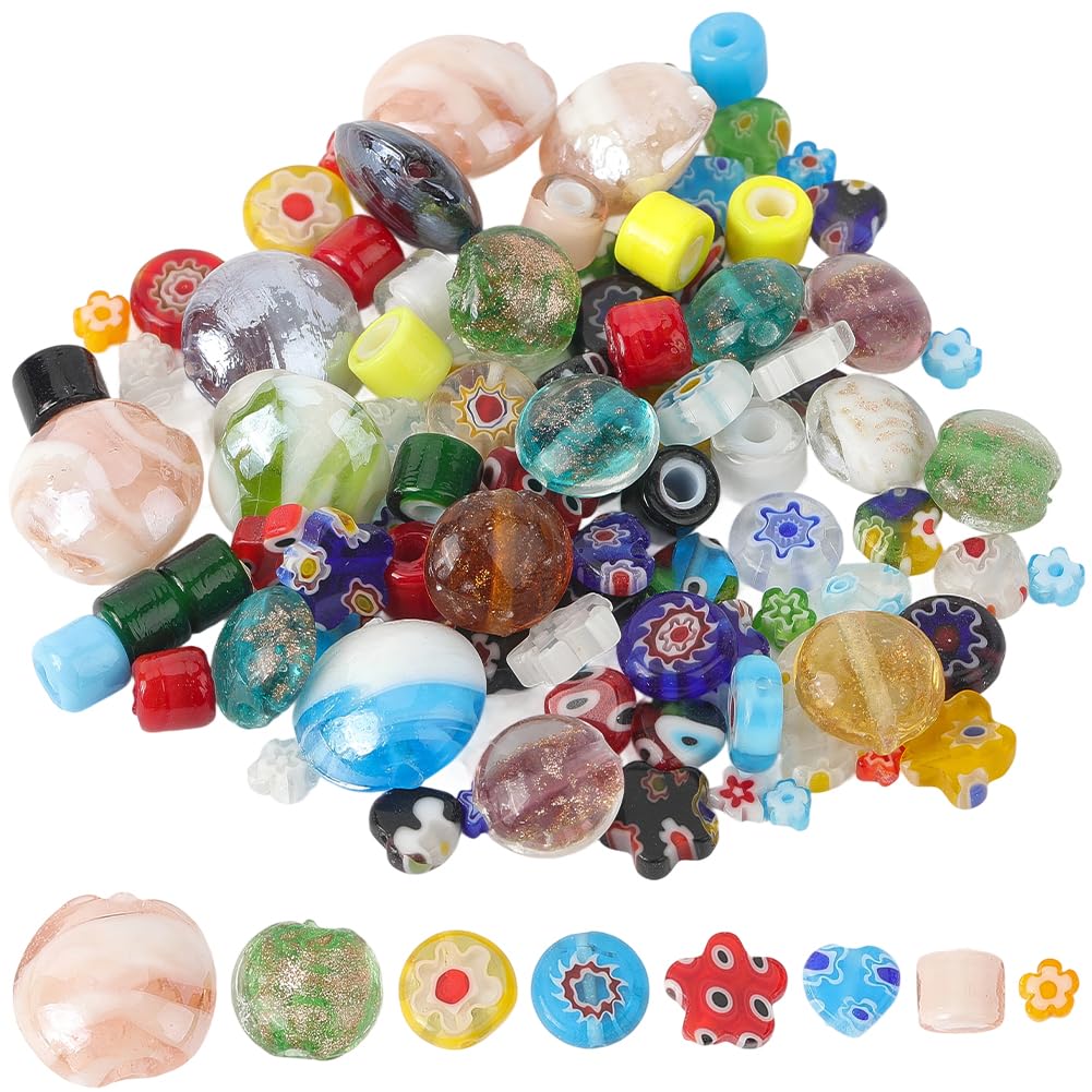 Perles de verre millefiori pour créer un cadeau personnalisé et bijou bohème pour femme