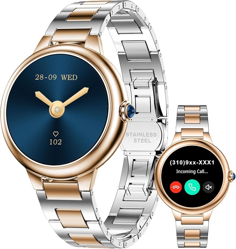 2026 Luxury Smart Watch for Women, 1.19" AMOLED Display, DA GPT Smartwatch, Heart Rate, Sleep Monitor, 107 Sports Modes Fitness Tracker, Compatible with iOS & Android